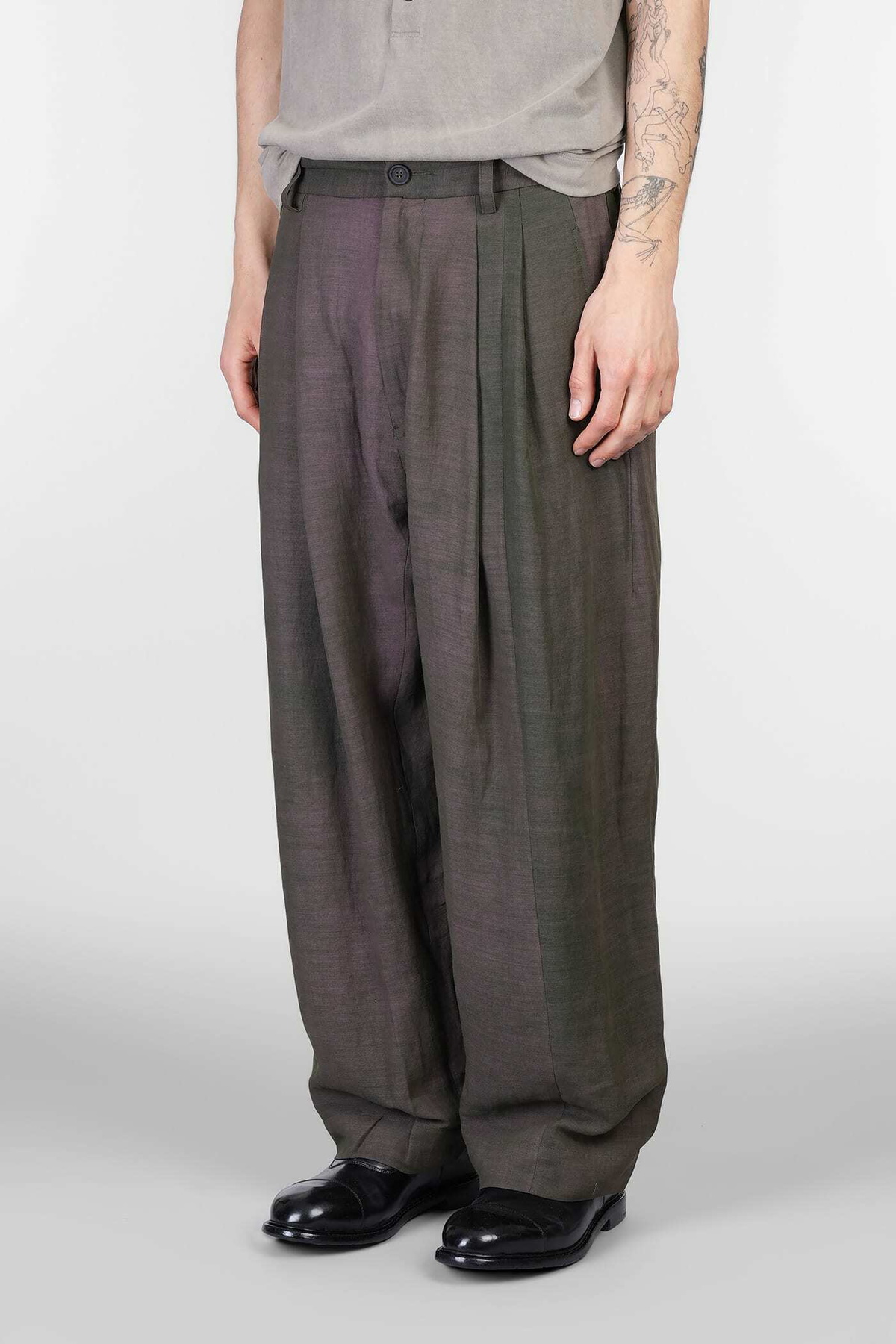 Ziggy Chen Pants In Multicolor Cotton