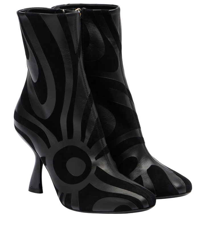 Photo: Pucci Marmo suede and leather ankle boots