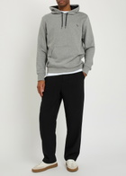 PS Paul Smith Appliquéd Hooded Cotton Sweatshirt Grey