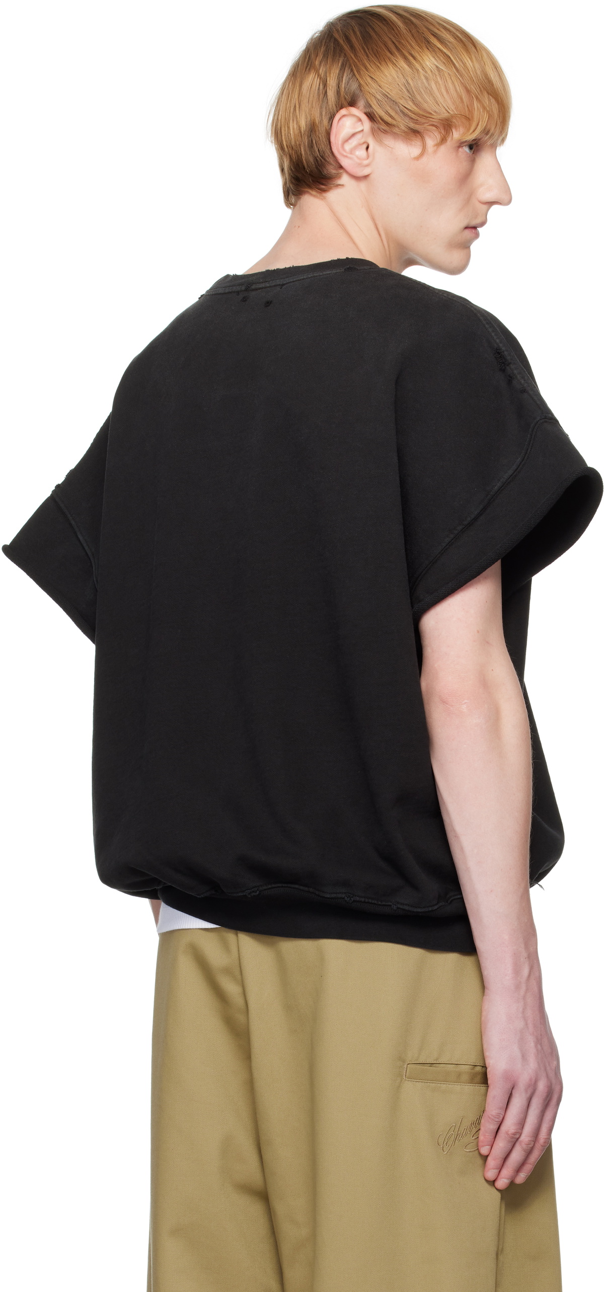 Willy Chavarria ブラック Tシャツ Lサイズ Willy Chavarria Printed Cotton T-shirt Black Willy Chavarria