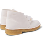 Clarks Originals - Suede Desert Boots - White