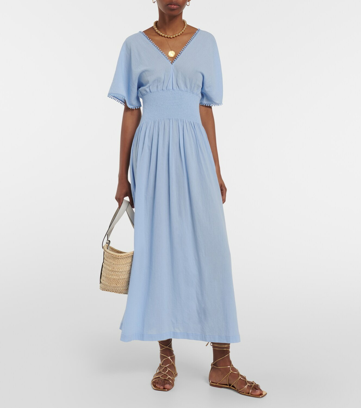 Heidi Klein Misty Lagoon cotton maxi dress Heidi Klein