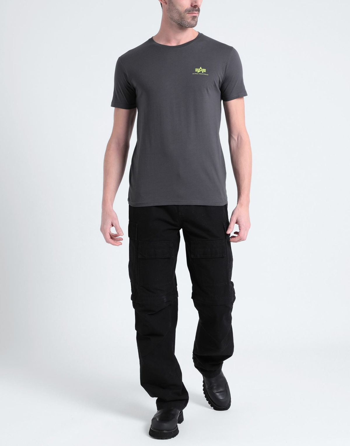 Alpha Industries Mens T-shirt Lead