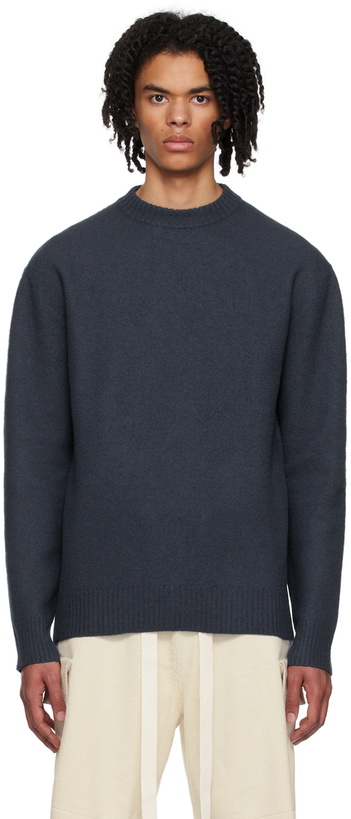 Photo: Jil Sander Navy Crewneck Sweater