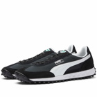 Puma Men's Easy Rider II Sneakers in Black/White