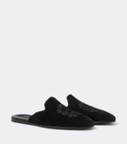 Dolce&Gabbana Embroidered suede mules