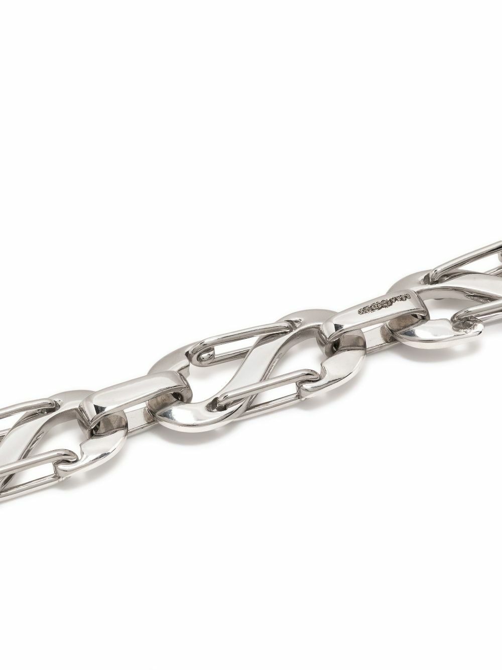 EÉRA White Silver Romy Chain Necklace
