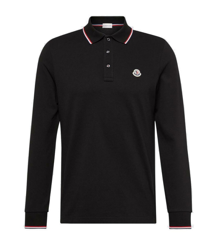 Photo: Moncler Logo cotton polo shirt