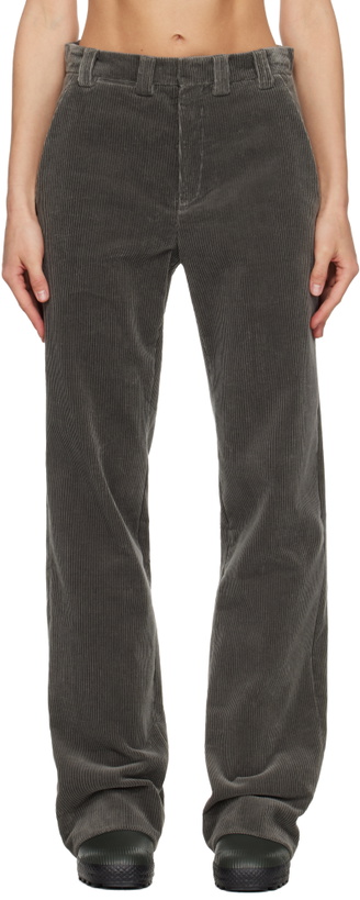 Photo: Rier SSENSE Exclusive Gray Corduroy Trousers