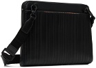 Paul Smith Black Shadow Stripe Musette Bag