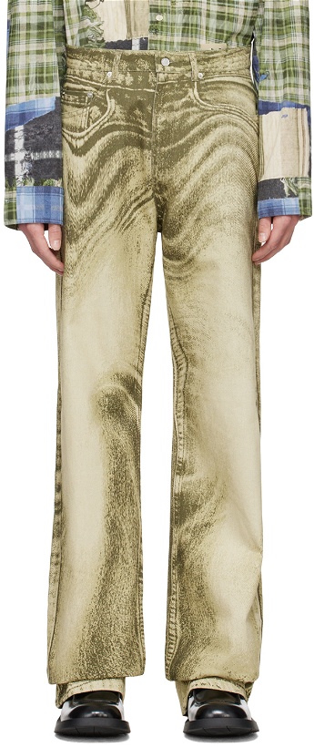 Photo: CAMPERLAB Khaki Printed Jeans