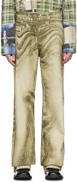 CAMPERLAB Khaki Printed Jeans