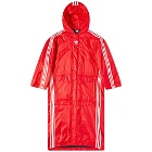 Balenciaga x Adidas Parka Jacket in Bright Red