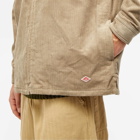 Danton Men's Corduroy Overshirt in Taupe Grey