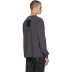 Alexander Wang Black Long Sleeve Rodeo Drive Platinum T-Shirt