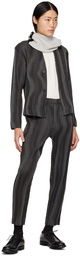 HOMME PLISSÉ ISSEY MIYAKE Brown Pleats Blazer