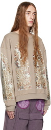Who Decides War SSENSE Exclusive Beige Sweatshirt