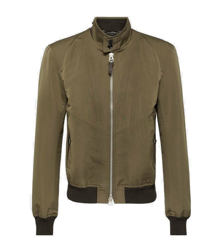 Photo: Tom Ford Cotton and silk bomber jacket