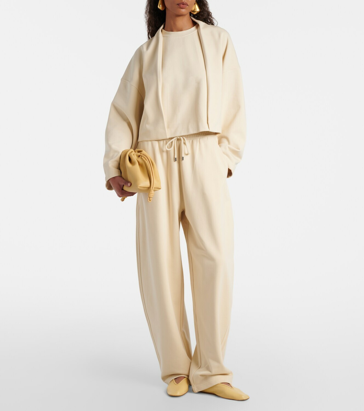 Sportmax Minnie cotton-blend jersey sweatshirt