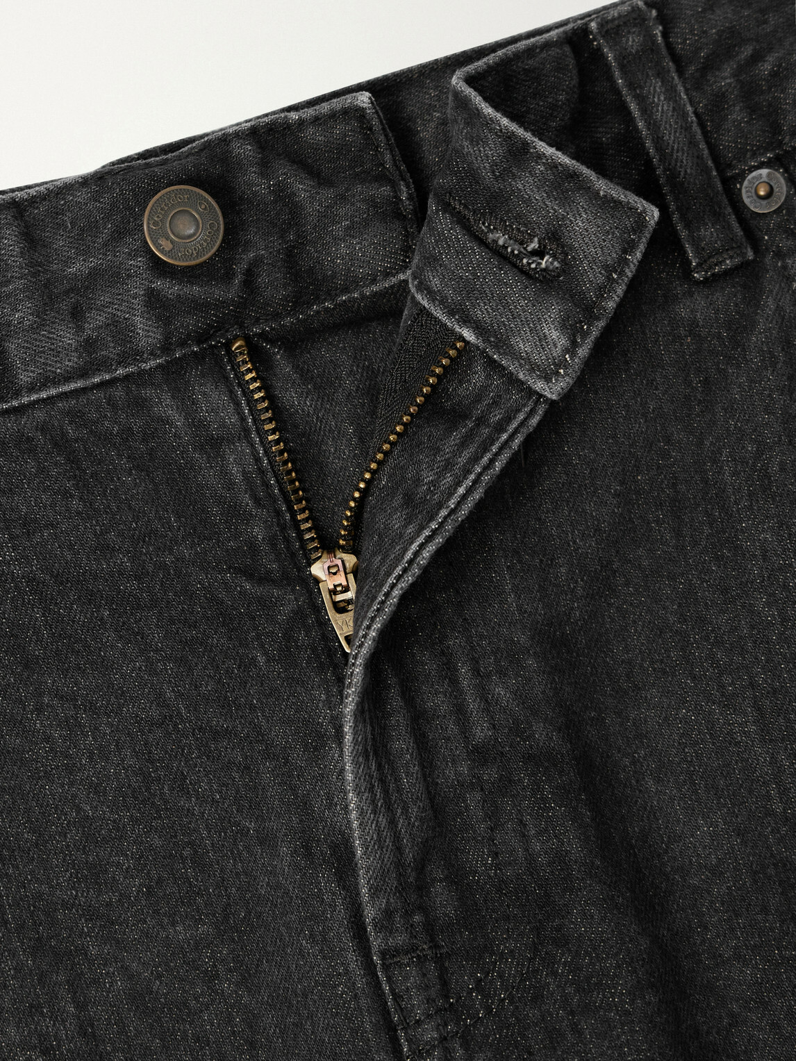 Corridor - Straight-Leg Organic Jeans - Black