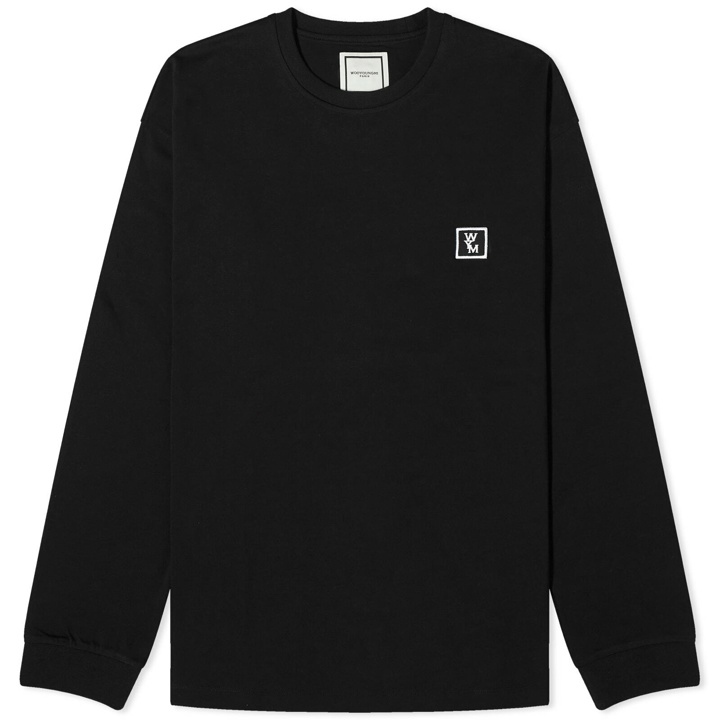 Photo: Wooyoungmi Men's Long Sleeve Back Logo T-Shirt in Black