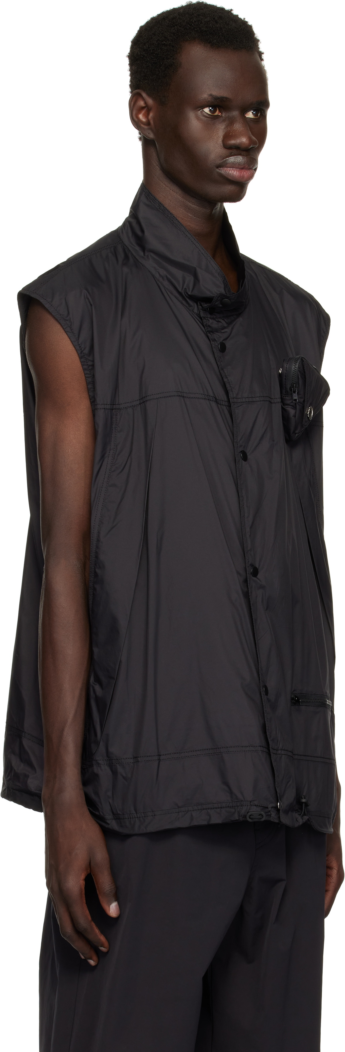Toga Virilis Black Ripstop Vest