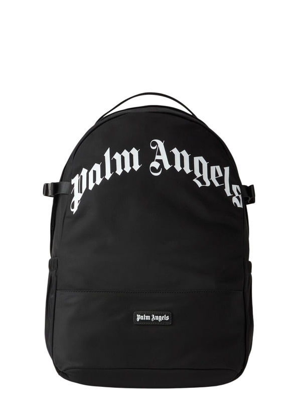 Photo: Palm Angels Curved Logo Backpack