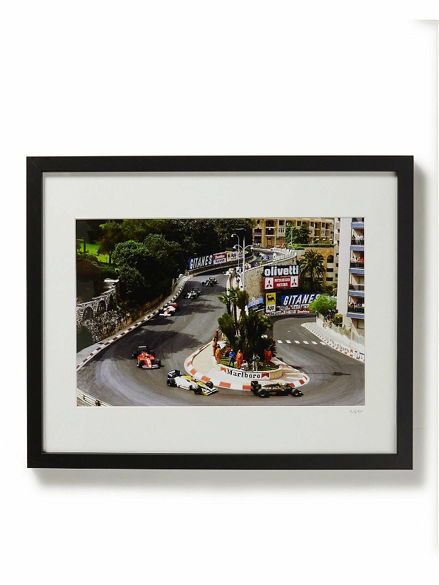 Photo: Sonic Editions - Framed 1985 Monaco GP Print, 16&quot; x 20&quot;