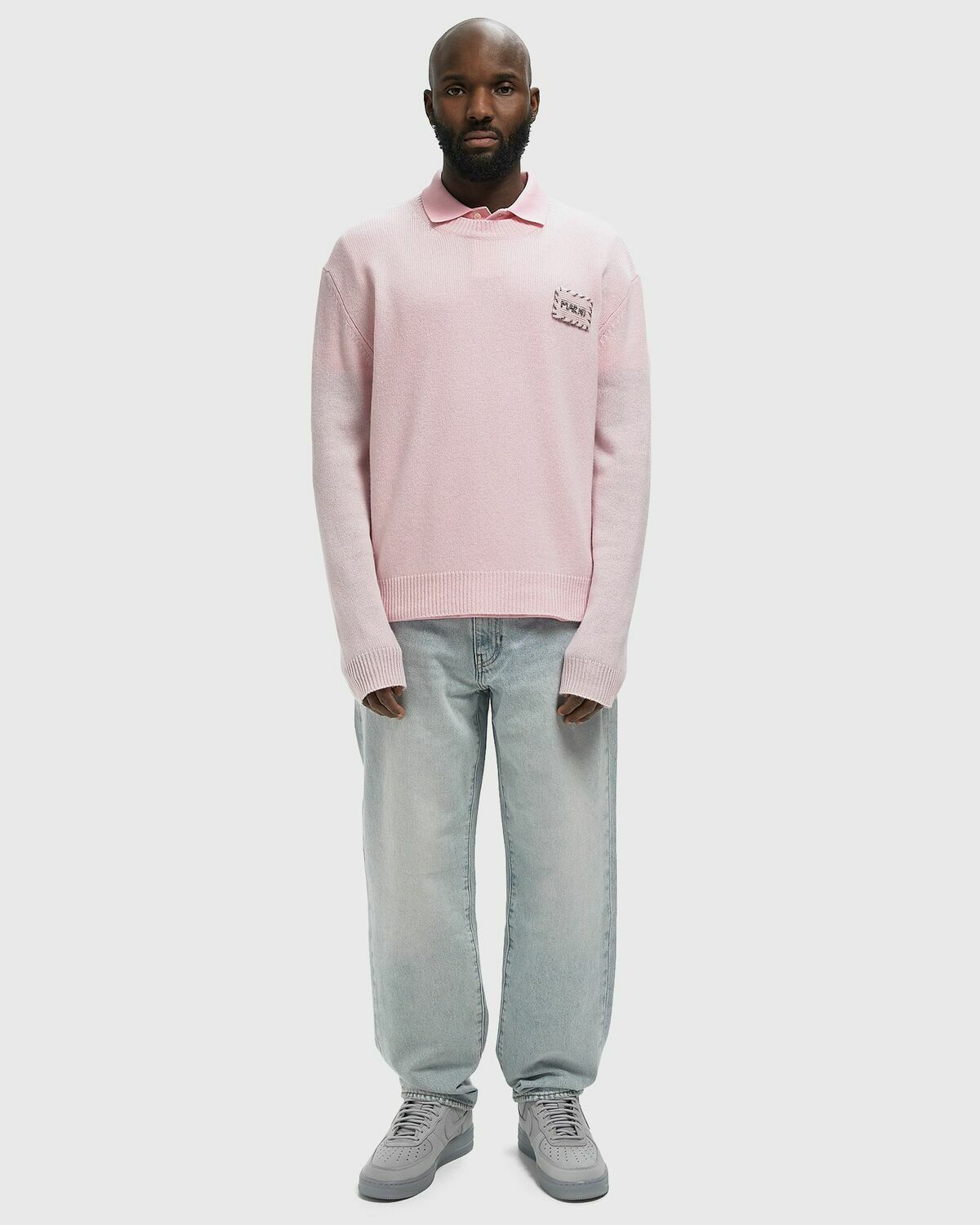 Marni Crewneck Sweater pink Mens Pullover