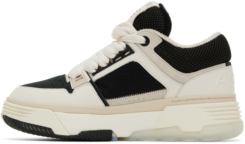 スニーカー AMIRI WHITE AND BLACK LEATHER MA-1 SNEAKERS Amiri Men's MA-1 Leather & Mesh Low-Top Sneakers | Neiman Marcus