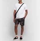 Wacko Maria - Slim-Fit Printed Voile Shorts - Black