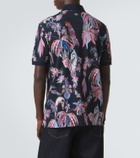 Etro Printed cotton piqué polo shirt
