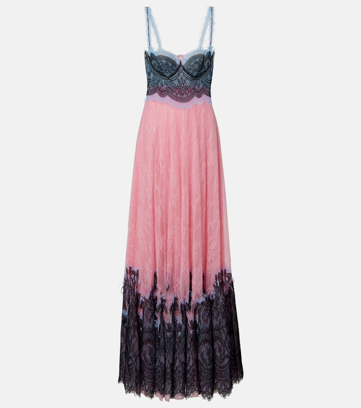 Costarellos Gallie lace gown