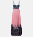 Costarellos Gallie lace gown