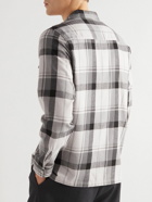 Onia - Camp-Collar Checked Cotton-Flannel Overshirt - Gray