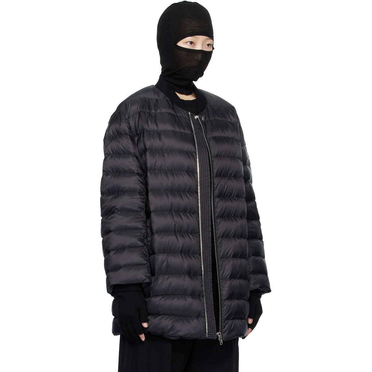 Rick Owens Moncler + Rick Owens Black Flight Down Jacket