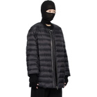 Rick Owens Moncler + Rick Owens Black Flight Down Jacket