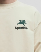 Goodies Sportive 550GMS PREMIUM HUMMUS CREWNECK PUFF PRINT Beige Mens Sweatshirt