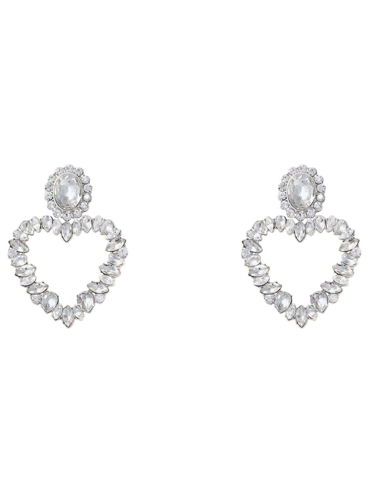 Self-Portrait Silver Earrings main image 0