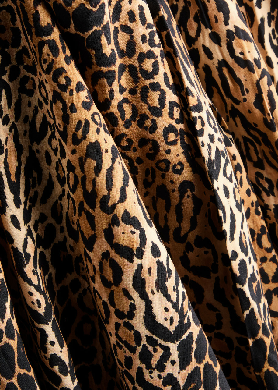Melissa Odabash Elsa Leopard-print Maxi Skirt