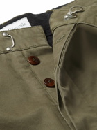 Officine Générale - Fisherman Cotton-Twill Shorts - Green