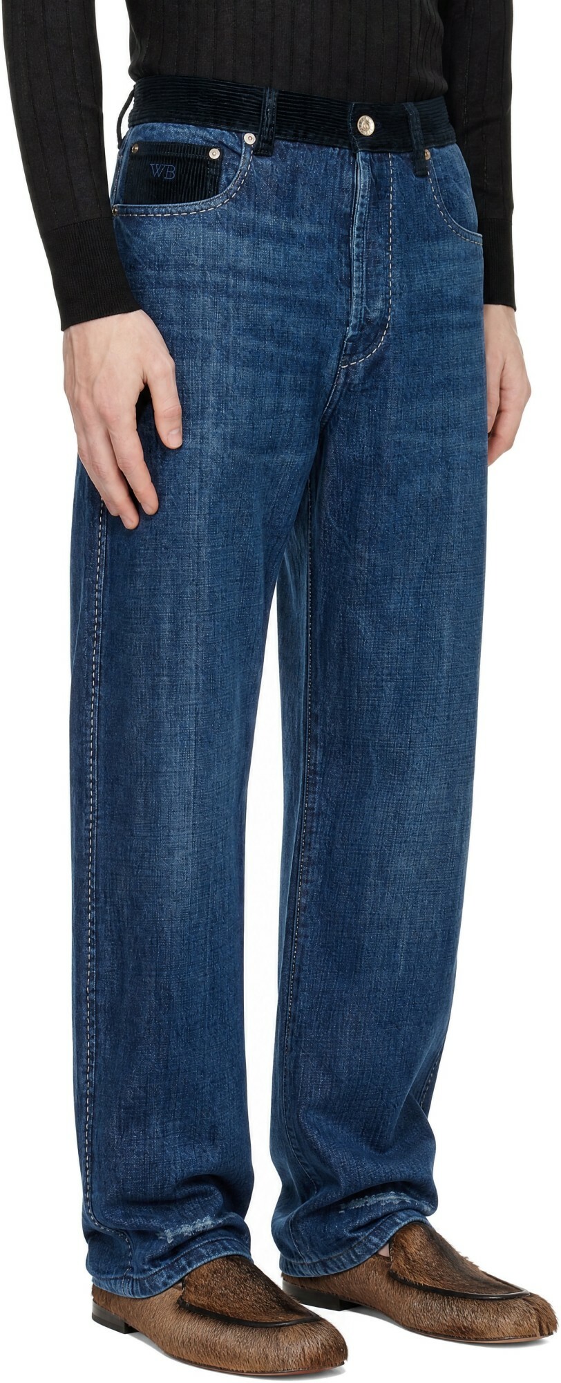 Wales Bonner Blue Studio Jeans
