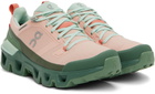 On Pink & Green Cloudwander Sneakers