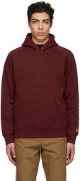 Carhartt Work In Progress Burgundy Chase Hoodie