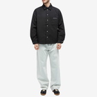 Jacquemus Men's Baker Wool Overshirt in Black