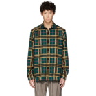 Schnaydermans Yellow and Green Large Check Overshirt