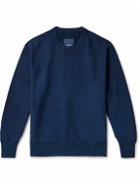Blue Blue Japan - Indigo-Dyed Cotton-Jersey Sweatshirt - Blue
