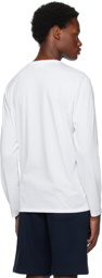 Lacoste White Crewneck Long Sleeve T-Shirt