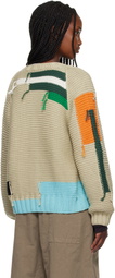 YMC Beige Atomic Cardigan