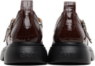 GANNI Brown Everyday Butterfly Mary Jane Loafers